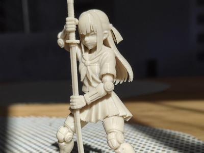 Manga Sword Girl figurine