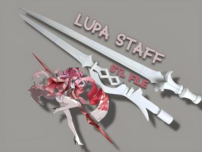 STL Files | Wuthering Waves ( WUWA) Lupa Spear - weapon for cosplay / prop weapon