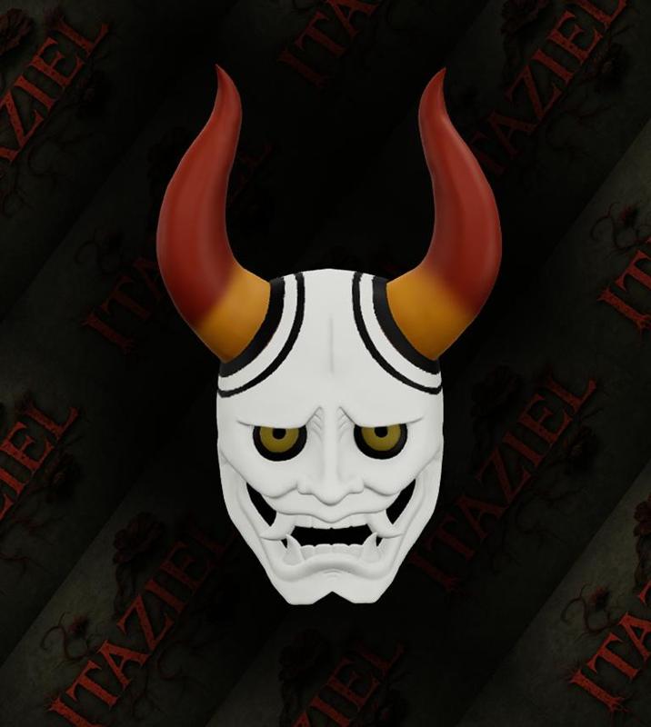 Yamato Mask - One Piece (mask+Horns)
