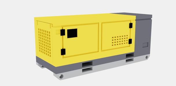 Atlas Copco Generator 1:32 Modellbau