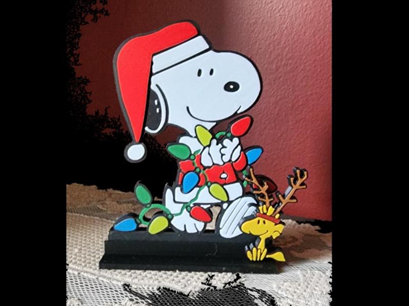 Snoopy Christmas w/Woodstock