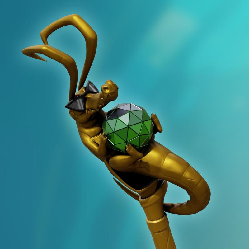 Loki - Robe Of Relaxation Crocodile Staff marvel rivals