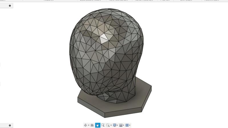 Doll head Stender Pupe Pattern head Schender Capen stender Model head Model head