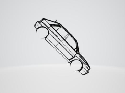 Lancia Delta silhouette