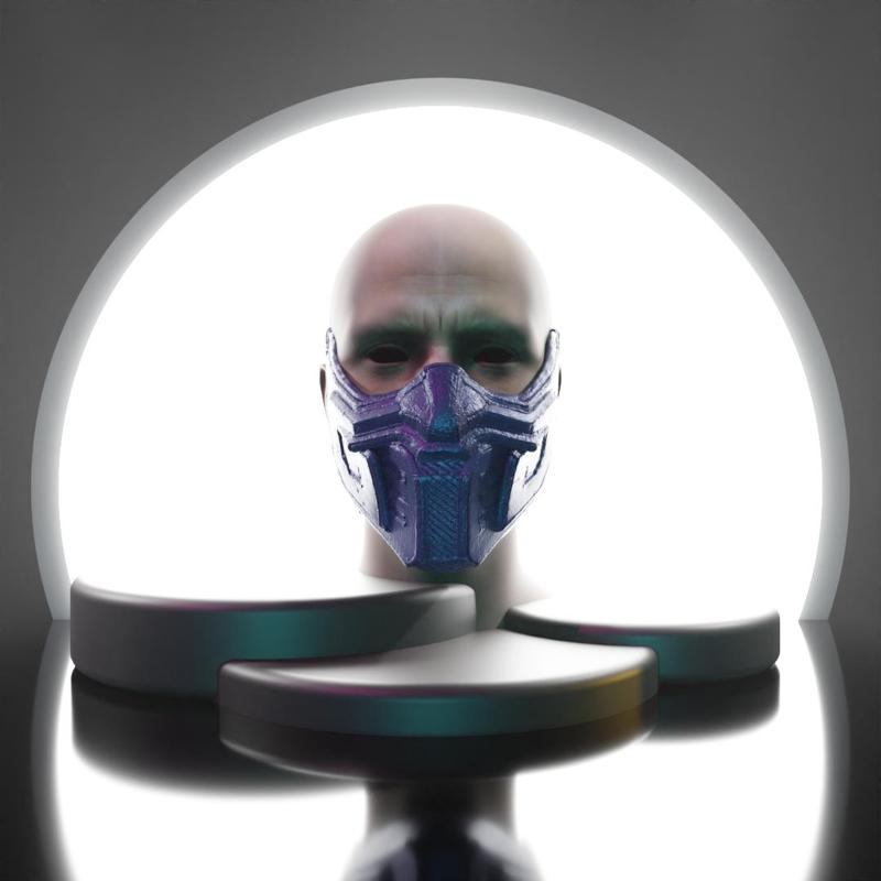 Arctika Whiteout Mask – Ultra-Detailed Cyber Rymer 3D Model