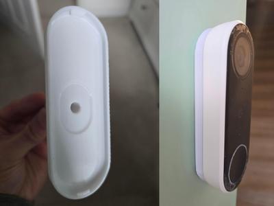 Nest hello doorbell peephole mount