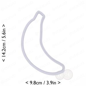Banana Cookie Cutter 5.25in / 13.3cm