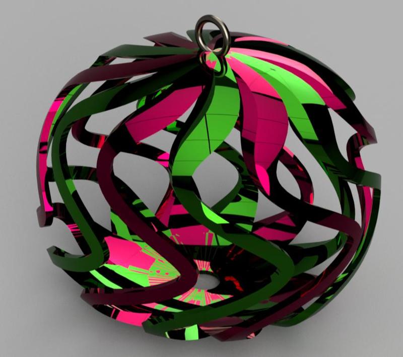 Christmas Tree Bauble Ornament