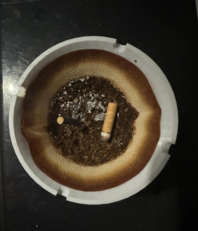 Filter Paper Ashtray Coffee Ashtray