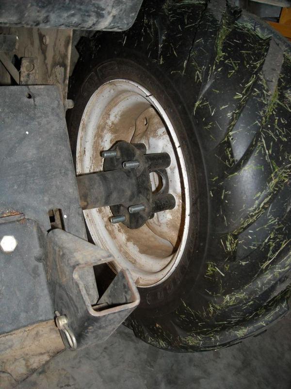 Garden Tractor Tire Spacer (update)