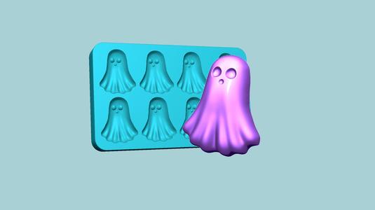 Jelly Candy Ghost Molding - Gummy Mould