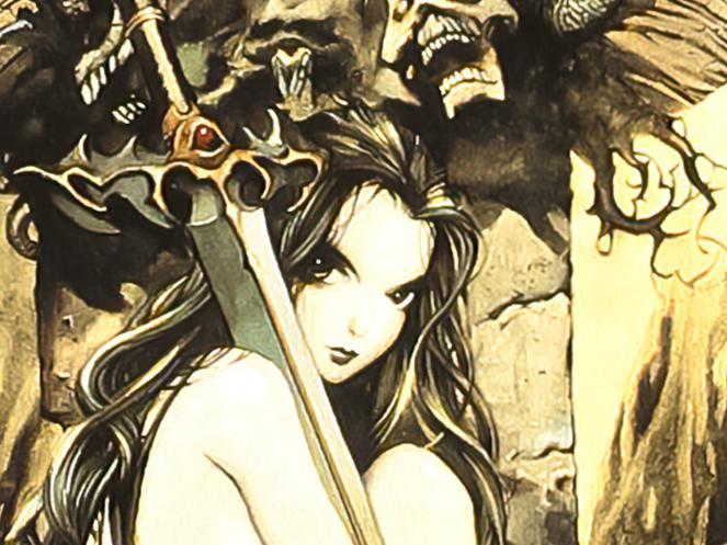 Red on White Portrait of A Demon King