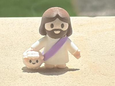 Little Jesus with sheep Toy Figure