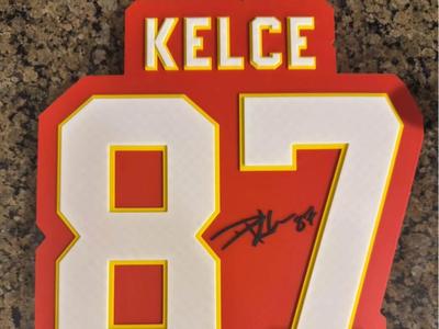 Travis Kelce 87 Plaque