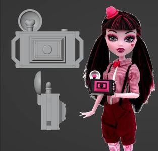 Draculaura Newspaper Club Camera Replacement