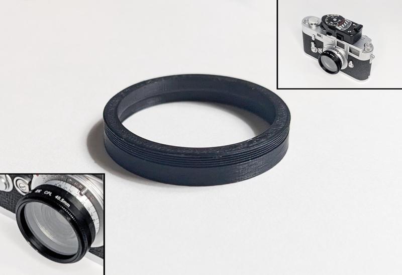 40.5mm Filter Adapter for Leica M3 Camera