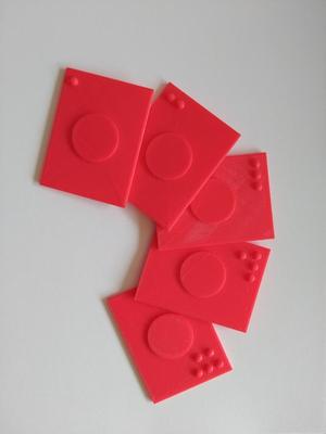 Playing cards with relief