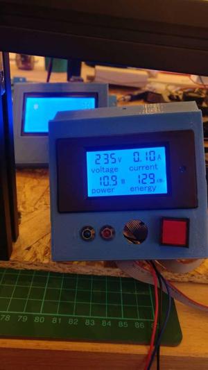 Electronics Enclosure Voltage Current Meter