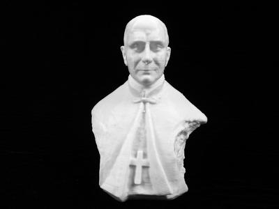 Iuliu Hossu bust in Alba Iulia, Romania