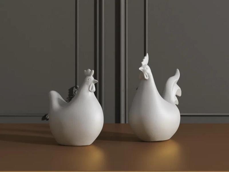 Cute little chicken ornaments