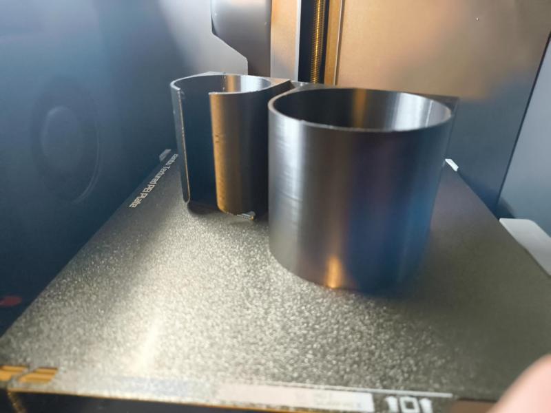 cotton pad dispenser / bottle holder