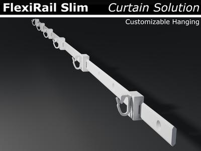 FlexiRail Slim: Curtain Solution