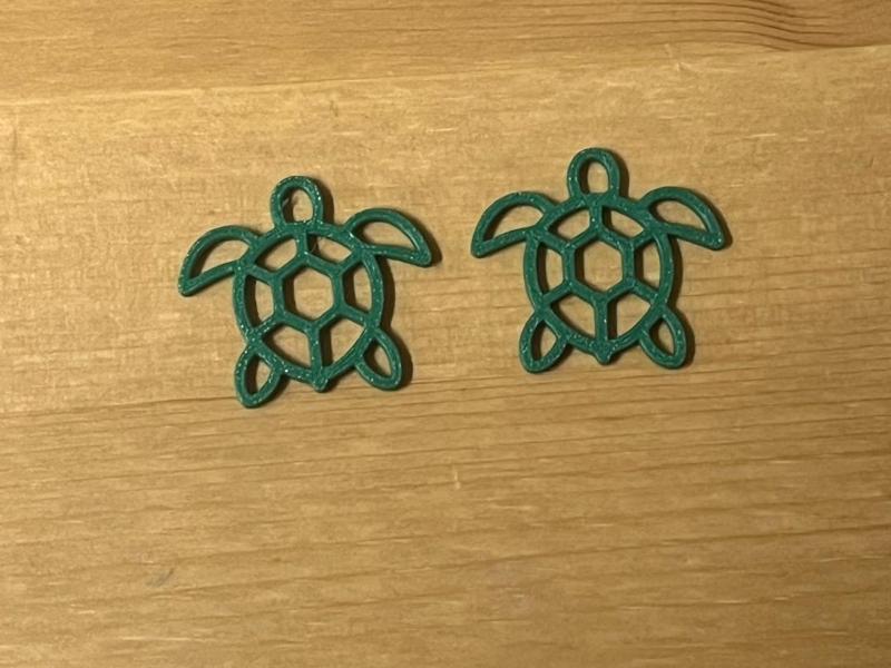 turtle earrings