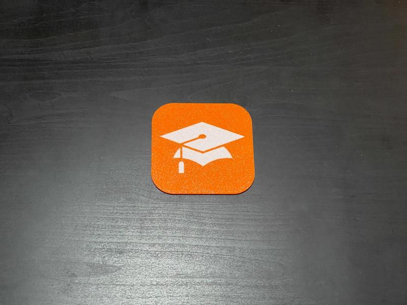 iTunesU App Icon for iPhone Coaster