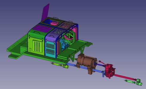 1/35 MAZ-537g Engine Compartment and Driveline