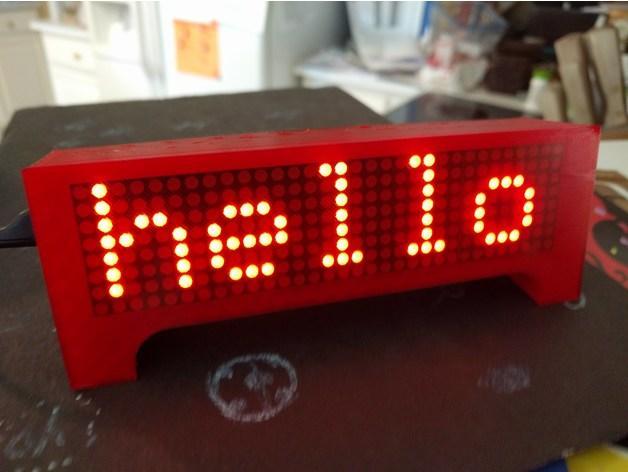 ESP8266 Scrolling Marque Clock