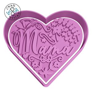 Mamá - Cookie Cutter - Fondant - Stamp