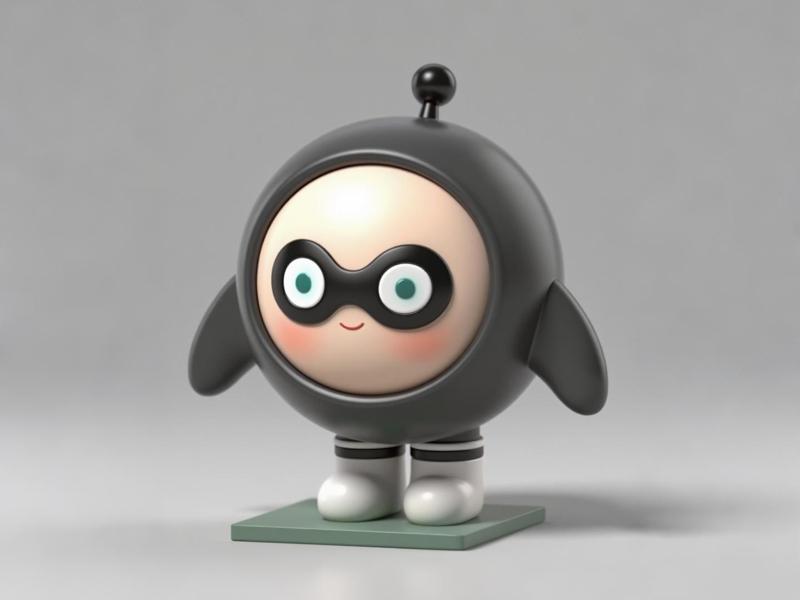 Black Eggy - Eggy Party Game Merchandise Figure Ornament Doll - Children's Coloring Toy