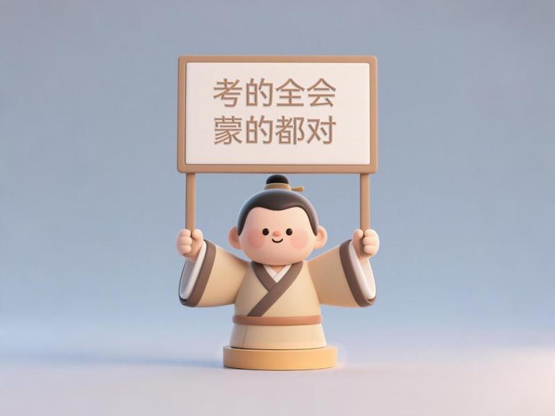 High Score Good Luck Ornament - Blessings for College Entrance, High School Entrance, and Final Exams for Students