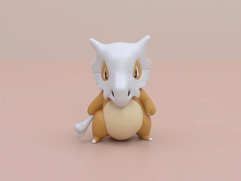 Cubone-Pokemon Ornament-Cute Anime Figure Coloring Toy