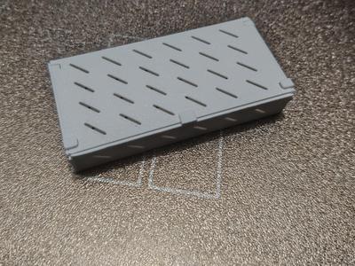 Print-in-Place Desiccant Box