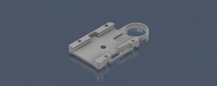 Inner for billetbox rounded button with usb hole 3D print model