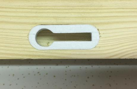 Keyhole for Festool Domino 10mm