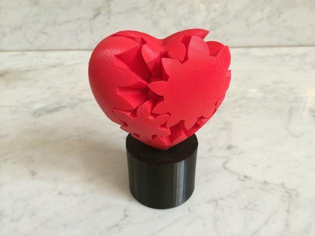 Geared Heart, Motorized Edition, Version 2