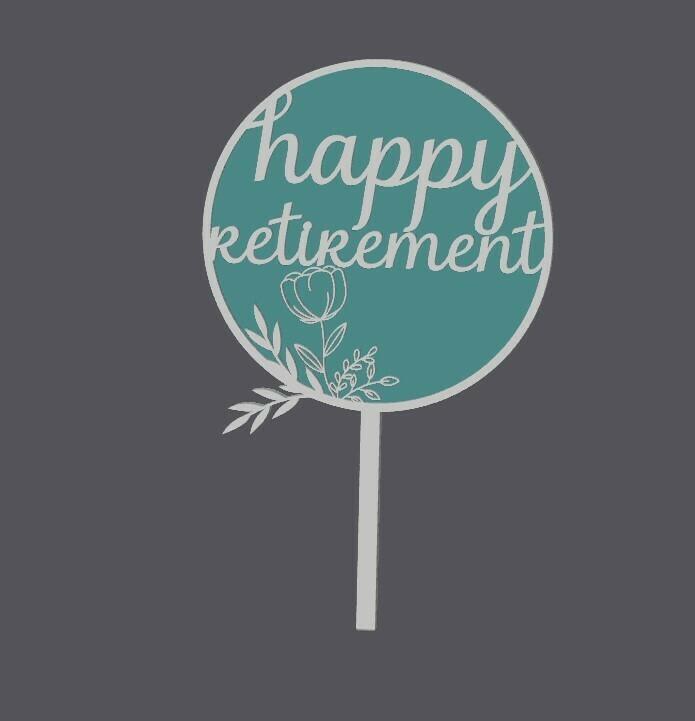 Cake Topper duo - Retirement