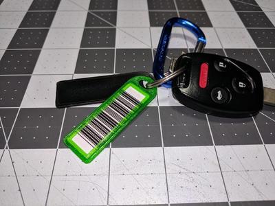 Barcode Key Fob