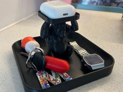 Gorilla Tray – Sculptural Key & Accessory Holder