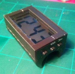 motorcycle/bicycle handlebar digital clock mount (22mm 7/8in bar)