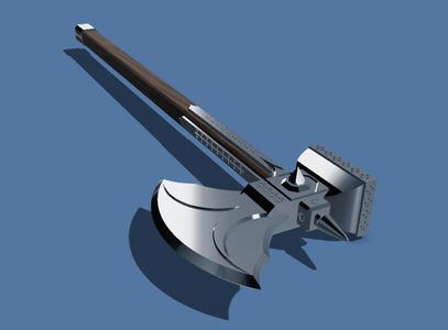 Medieval Battle Axe