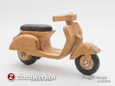 Vespa Piaggio 125 simplified cnc