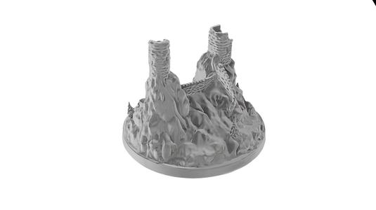 Trosky Castle - Stylized for 3D Print