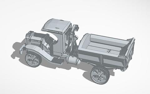HO Scale 1.5t Dump Truck