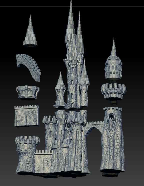 HoMM3: Tower Castle + Lookout Tower