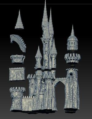 HoMM3: Tower Castle + Lookout Tower