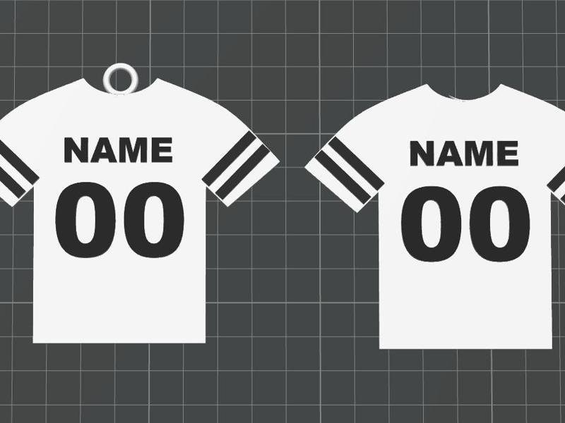 Personalized Baseball Jersey With/no Keychain