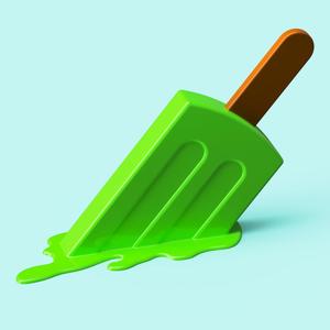 Melted Ice Cream Popsicle